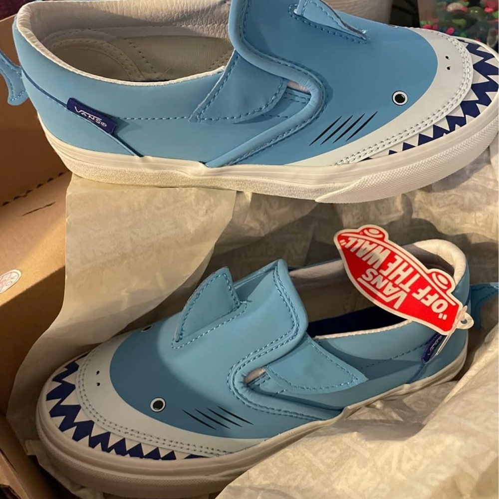 Boys Shark Vans